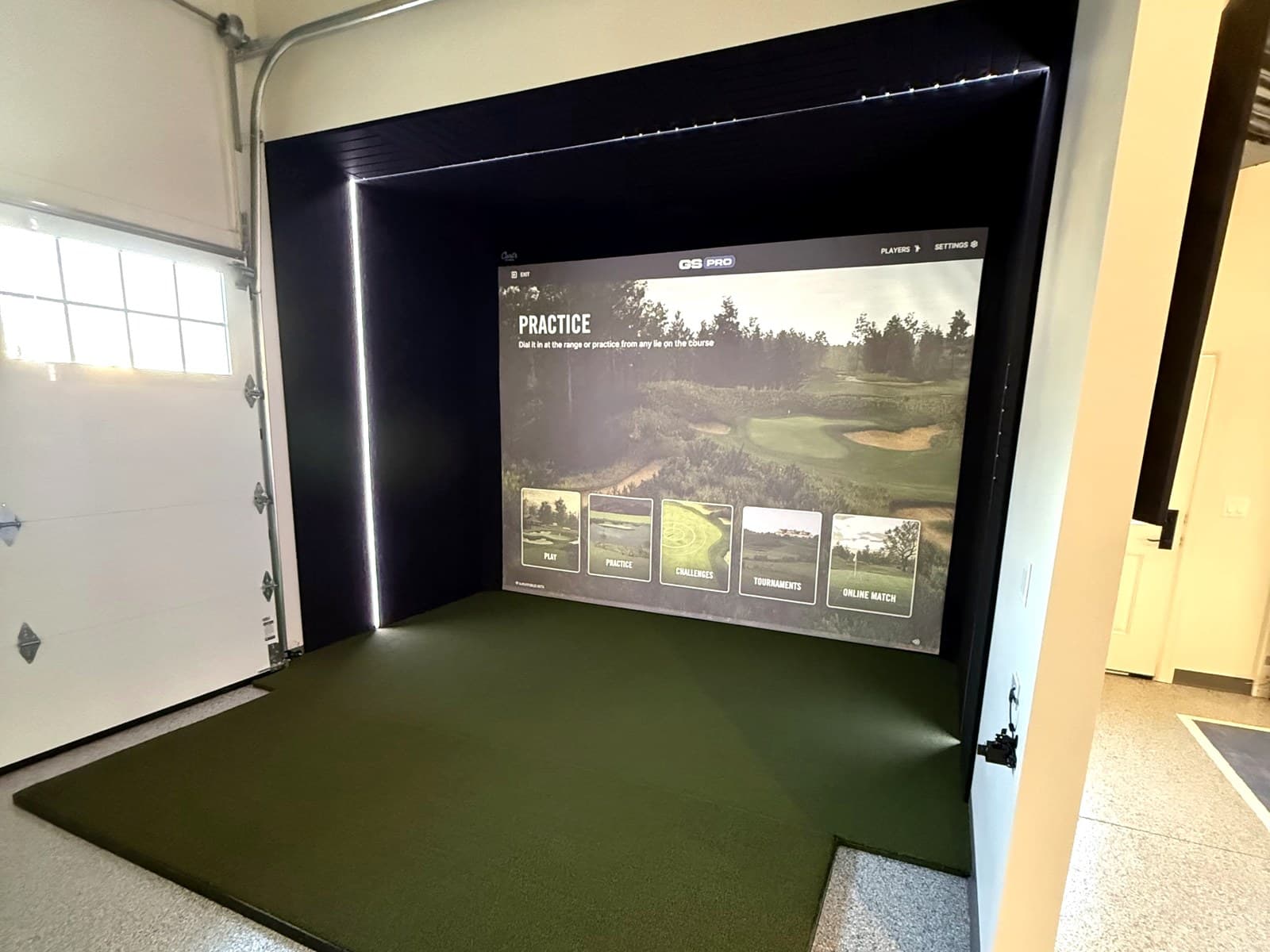 Garage · Dorn Custom Homes in Allouez · 2026 Brown County Showcase of Homes: After — angle on the bay