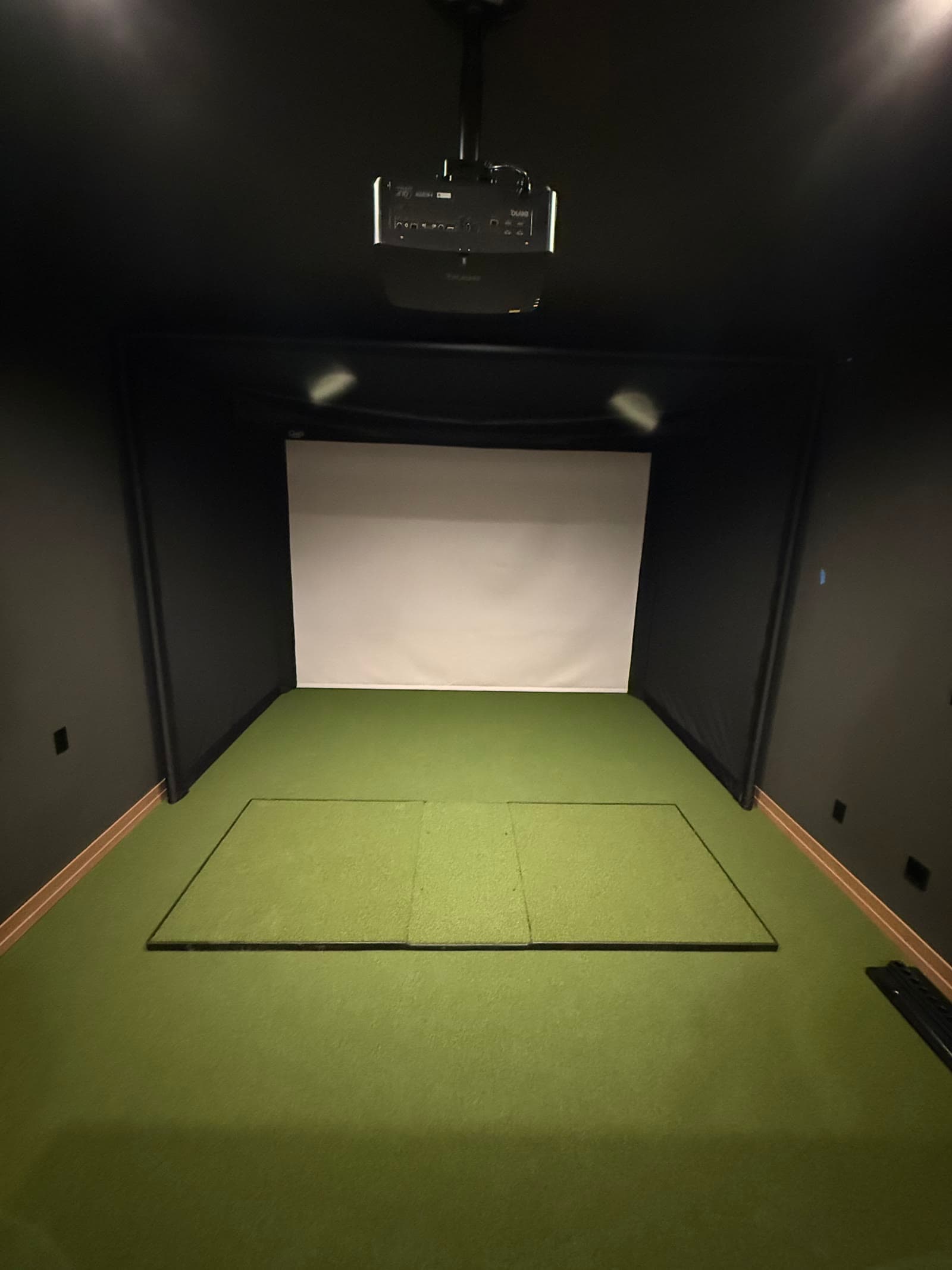 Basement · Detrie Builders in Ledgeview · 2026 Fall Showcase of Homes: After — dual-sided hitting station